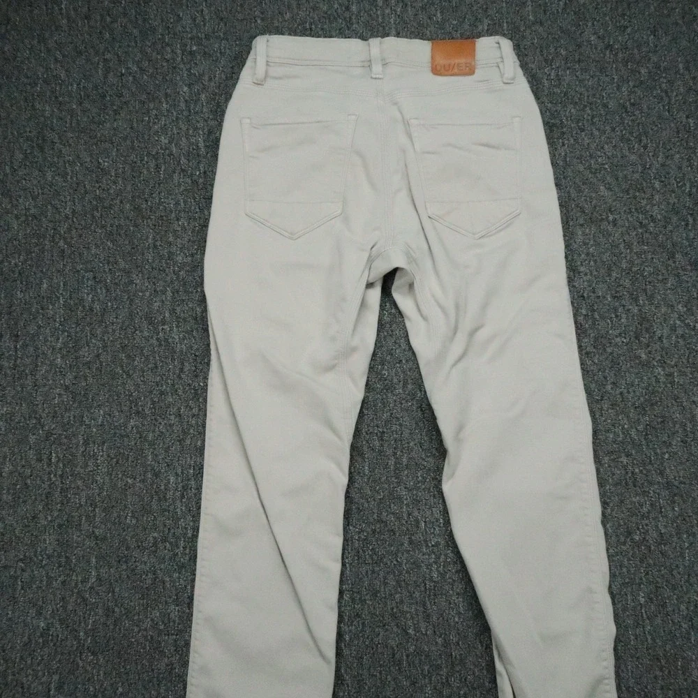 DUER Pants Mens 28x30 Gray No Sweat N2X Slim 5 Pocket Stretch *